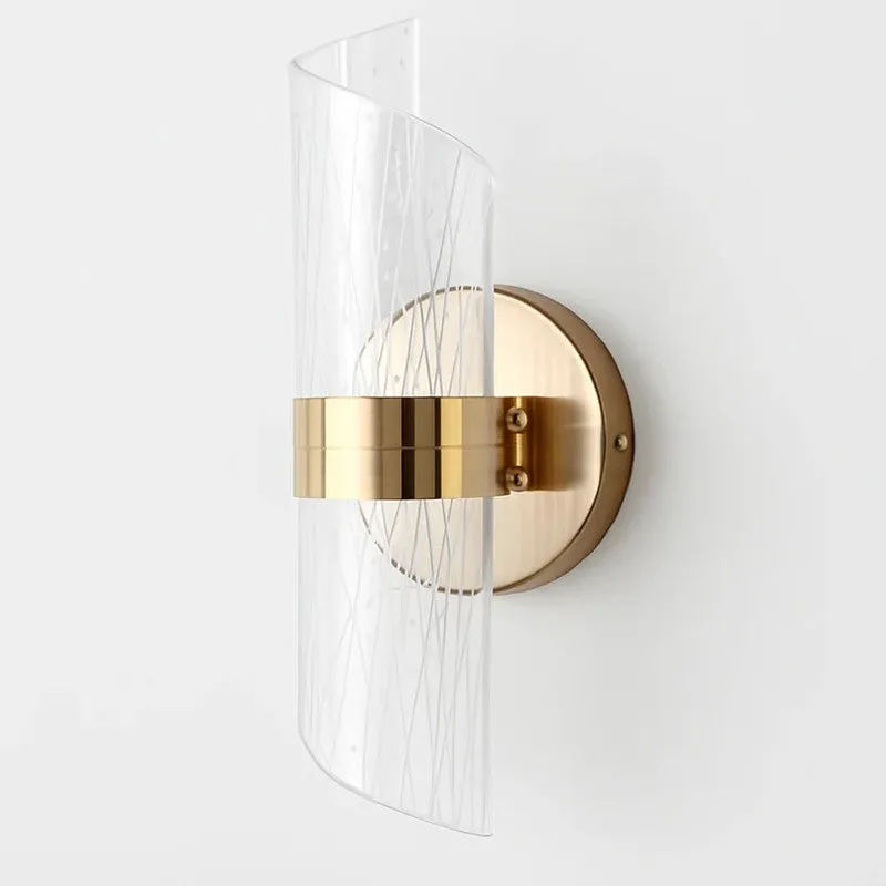 Vellin Arc Acrylic Wall Lamp With Metal Base media 4