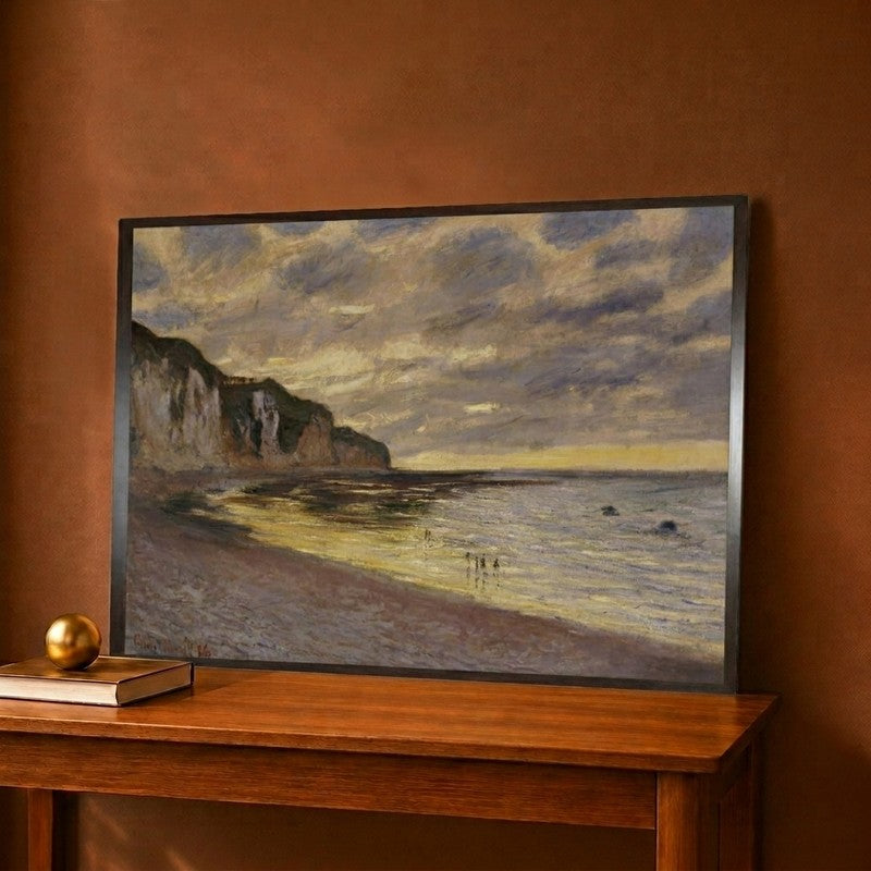 Pointe De Lailly Maree Basse Canvas Wall Painting - 18 x 12 Inches