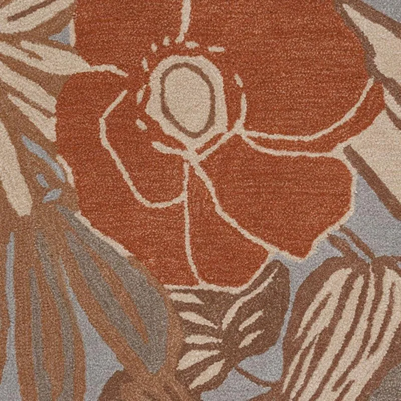 Palantir Hand Tufted Floral Wool & Nylon Carpet - Yellow media 4