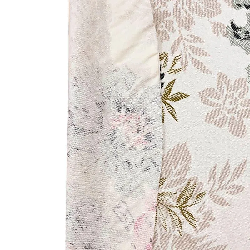 Swayam Petunia Flora Table Cover - Six Seater media 4