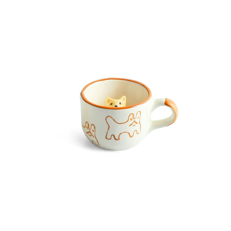Cute Ceramic Tea Cup (240 mL) media 3