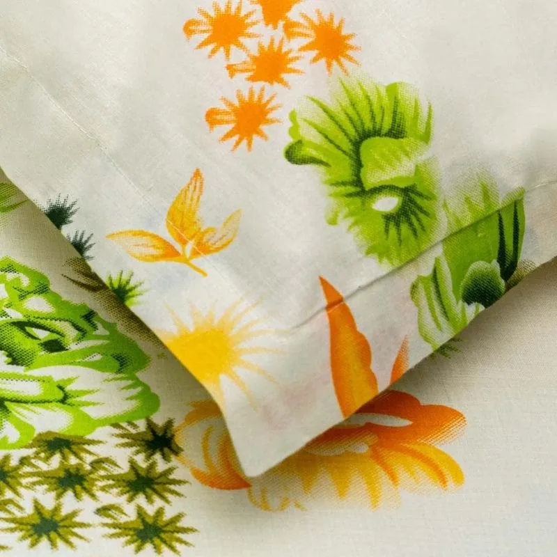 Swayam Endless Summer Cotton Bedsheet - 144 TC media 1