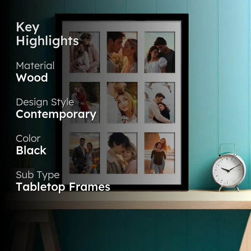 Preciora Collage Photo Frame - Black media 2