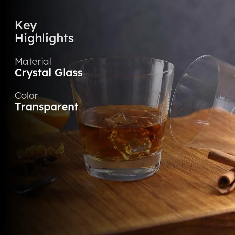 Mason Old Fashioned Bohemia Crystal Glasses (330 ML) - Set Of Six media 2