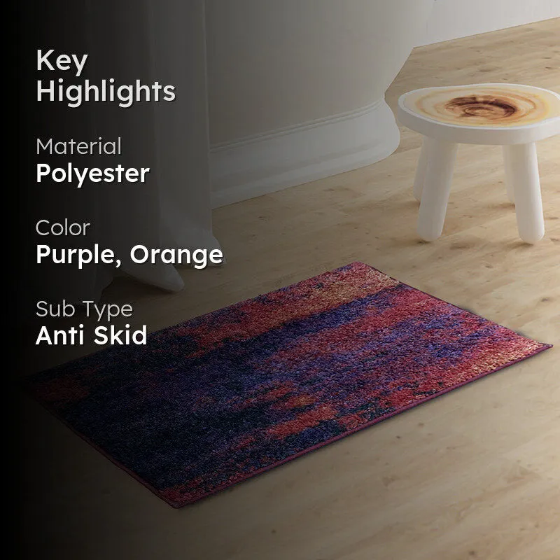 Baird Bath Mat - Purple & Orange media 2