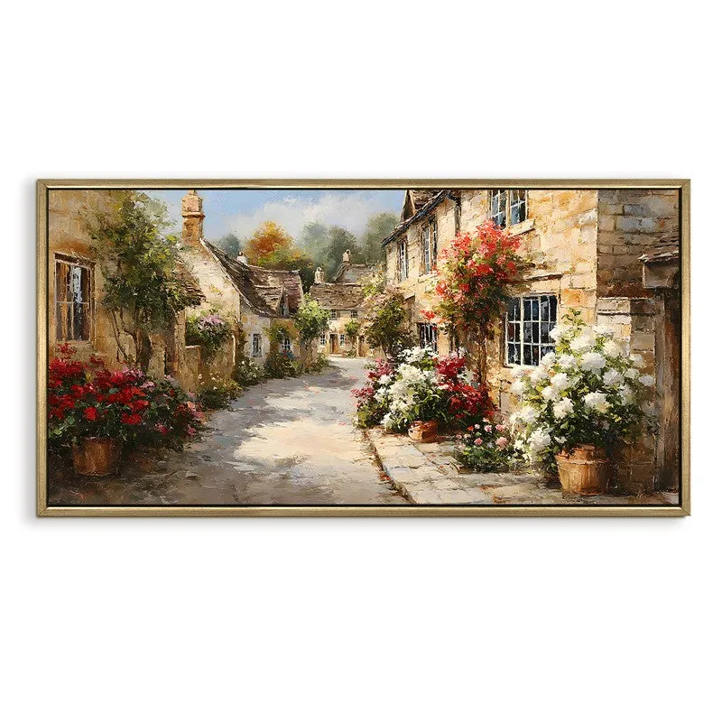 Flower Valley European Cottage Wall Art media 4