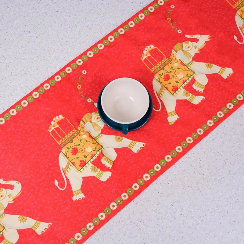 Tusker Parade Poly Canvas Table Runner media 3