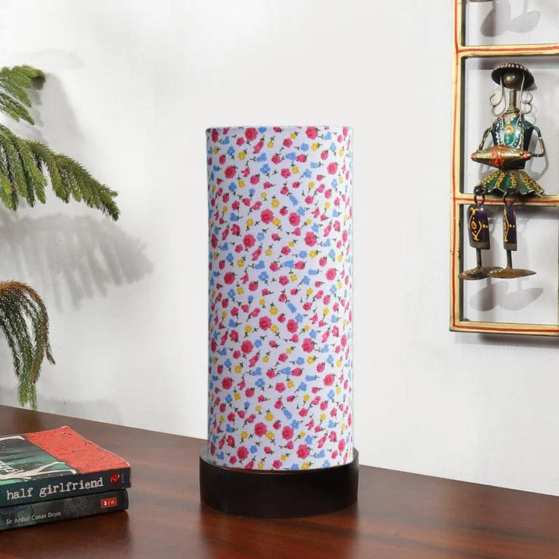 Color Splash Mirza Tower Wooden Table Lamp - Multicolor media 3