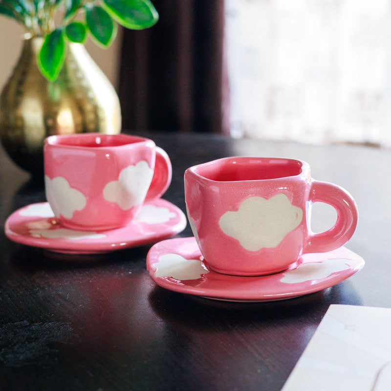 Cloud Brew Cup & Saucer (200 mL) - Four Piece Set