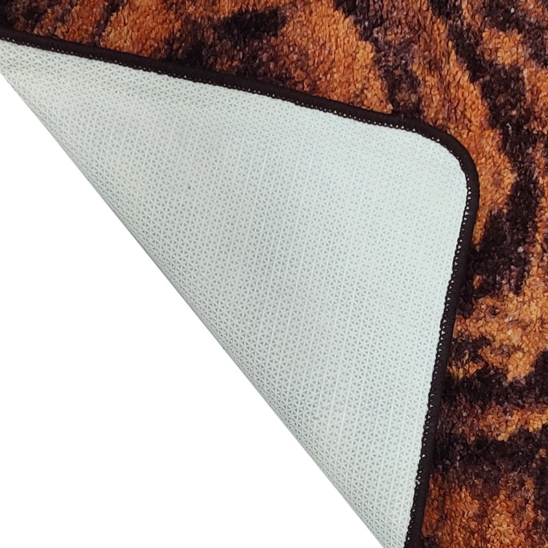 Alvis Abstract Micro Fiber Runner Rug - Brown media 6