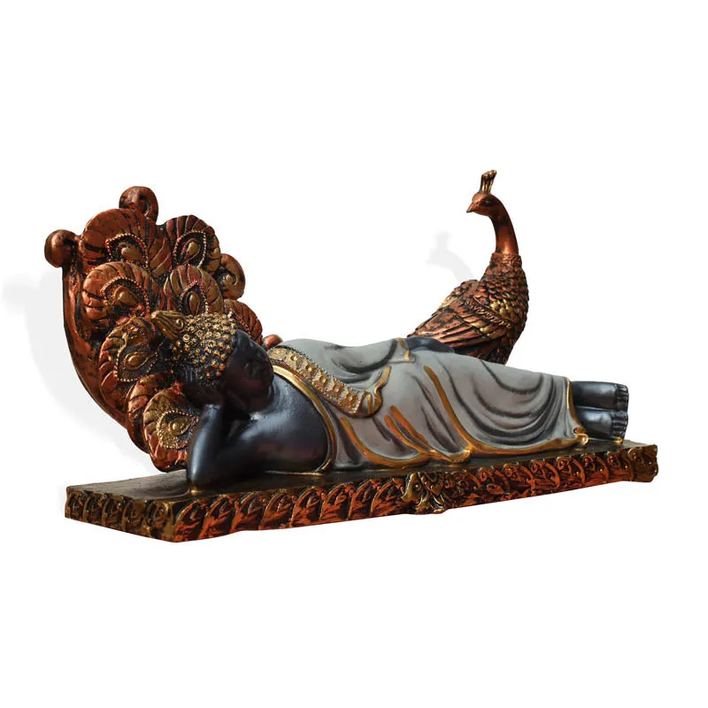 Nirvana Buddha Showpiece media 5