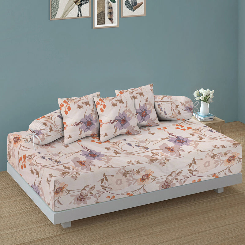 Light Neutrals Diwan Set - Six Piece Set