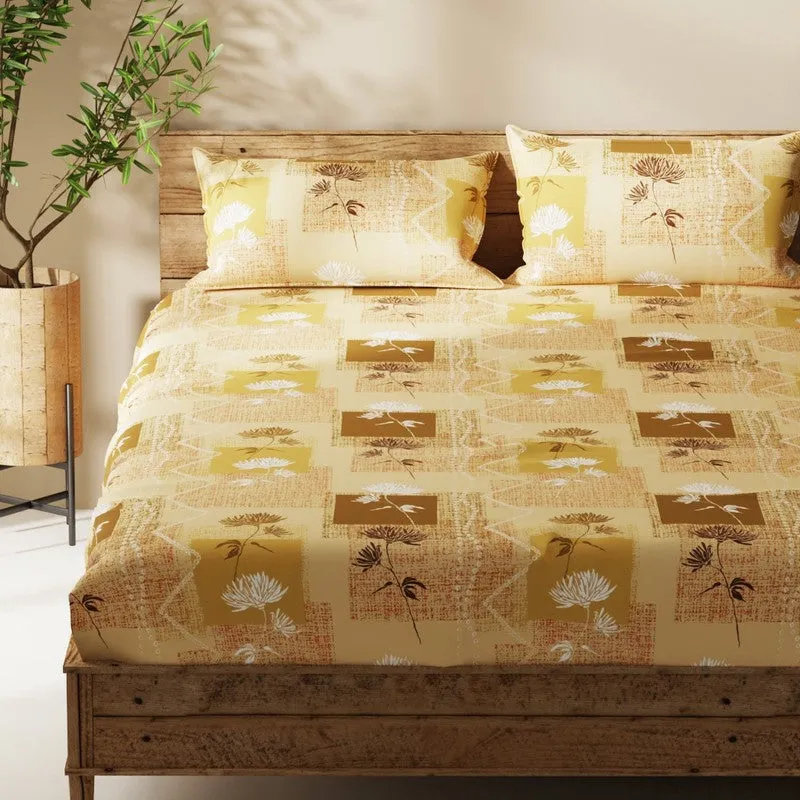 Geynar Bedsheet (Yellow) - 115 GSM media 4