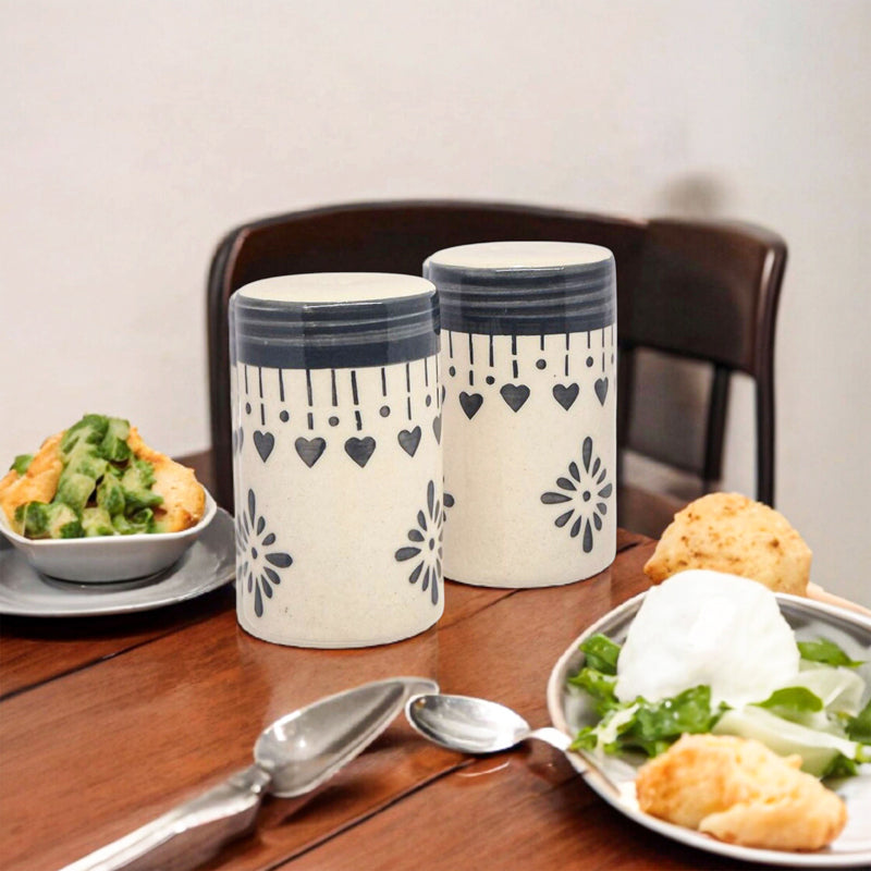 Ambar Ceramic Salt & Pepper Shaker (80 mL Each) - Set Of Two media 7