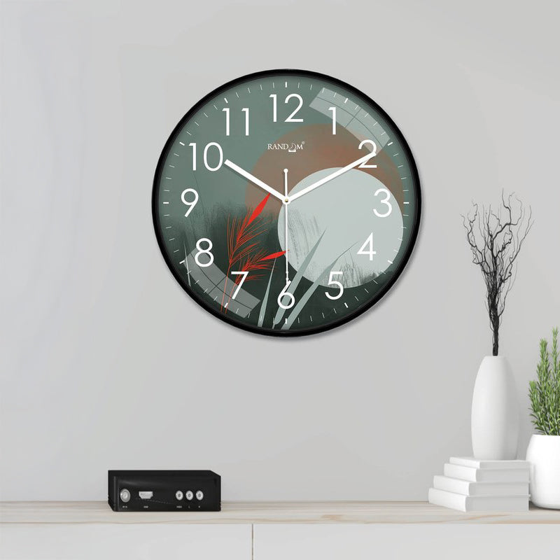 Nightfall Round Analog Wall Clock - Multicolor