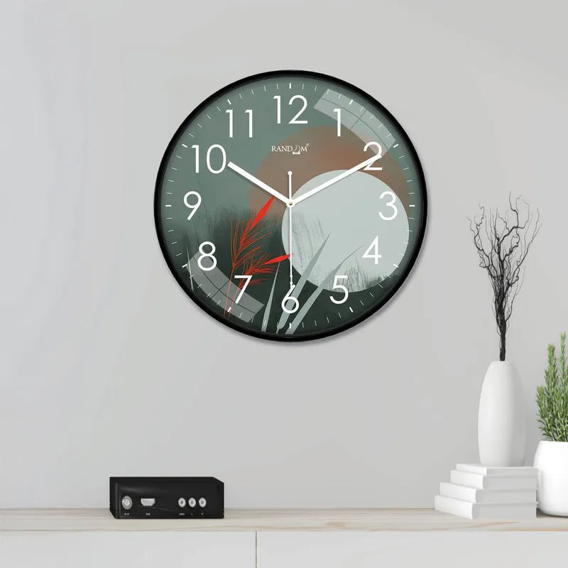 Nightfall Round Analog Wall Clock - Multicolor media 1
