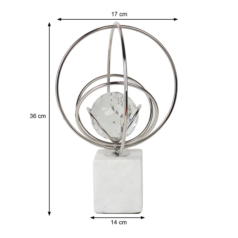 Crystal Elysian Showpiece - Silver media 6