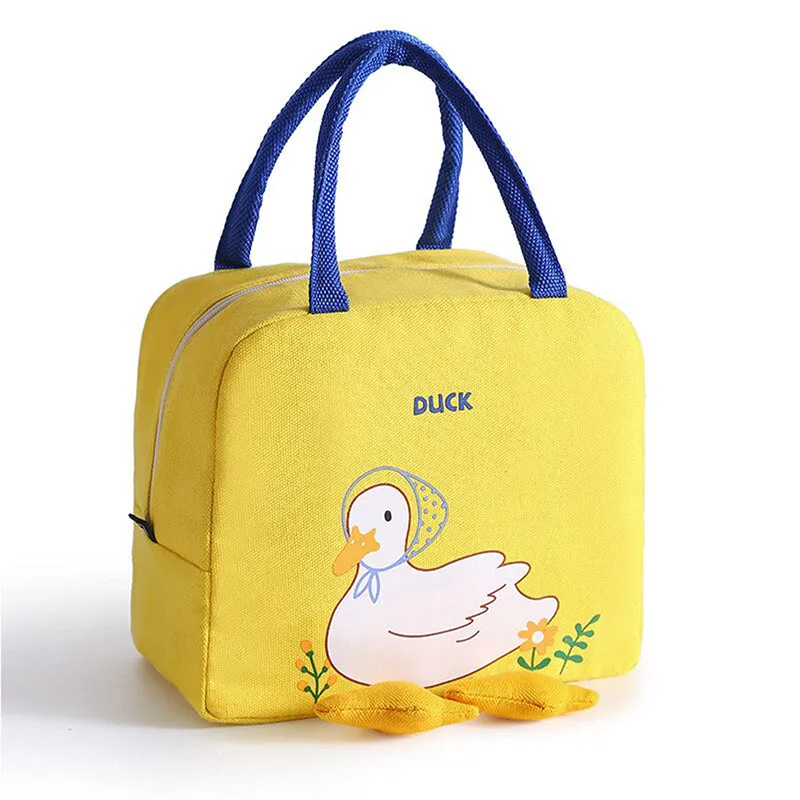 Duck Charm Oxford Lunch Bag - Yellow media 7