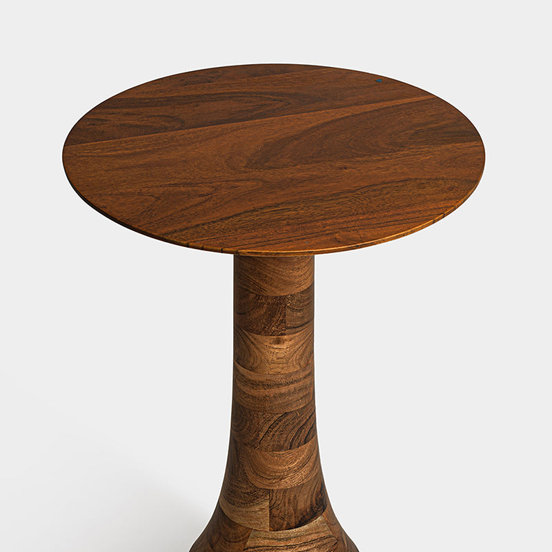 Beniamin Acacia Wood Side Table media 3