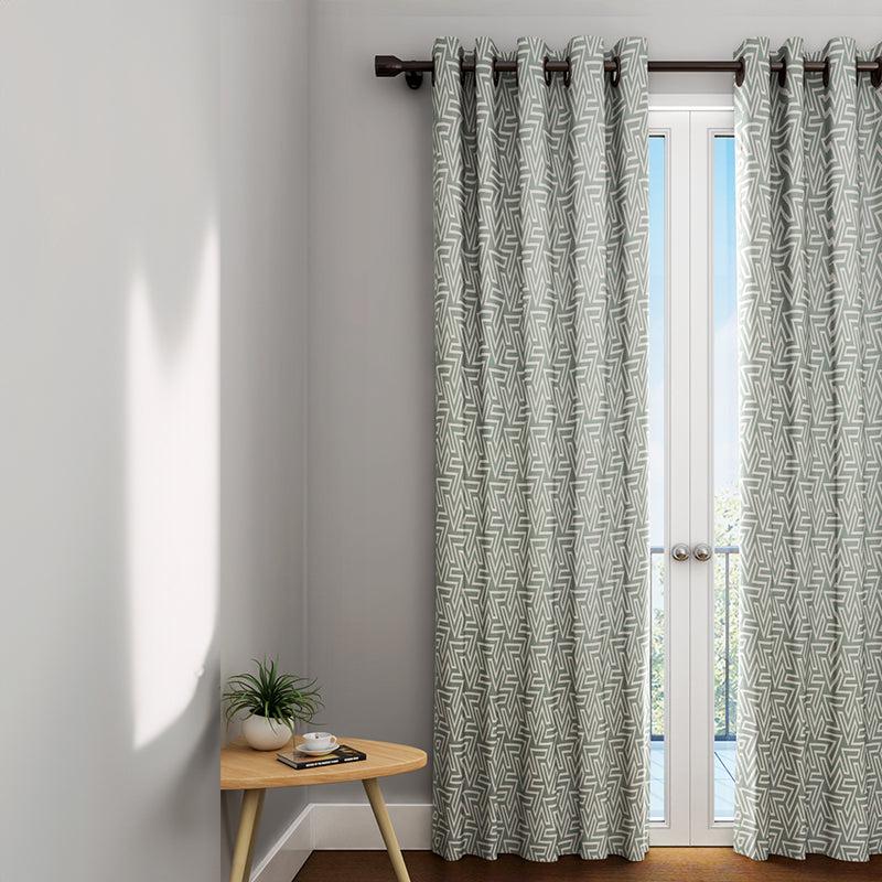 Arva Maze Cotton Curtain