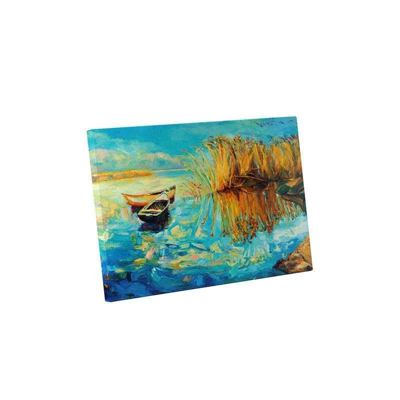 Beautiful Lake Canvas Wall Painting - Gallery Wrap media 3