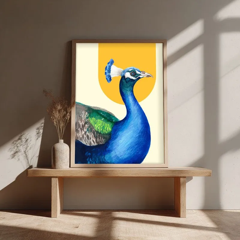 Mayura Halo Archival Paper Wall Art - Natural Brown Frame media 3
