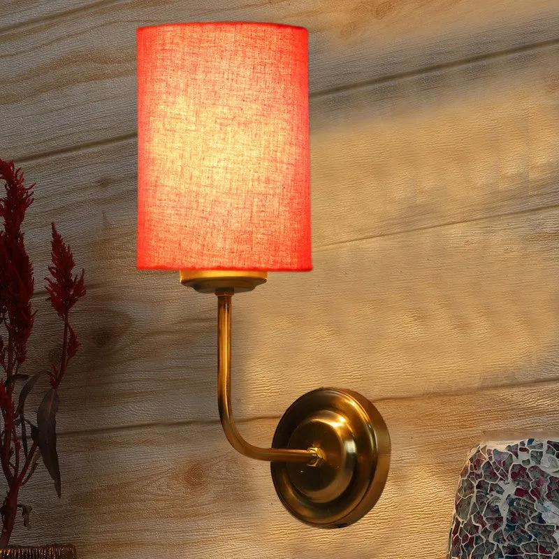 Lumoire Metal Wall Lamp - Gold,Orange media 1