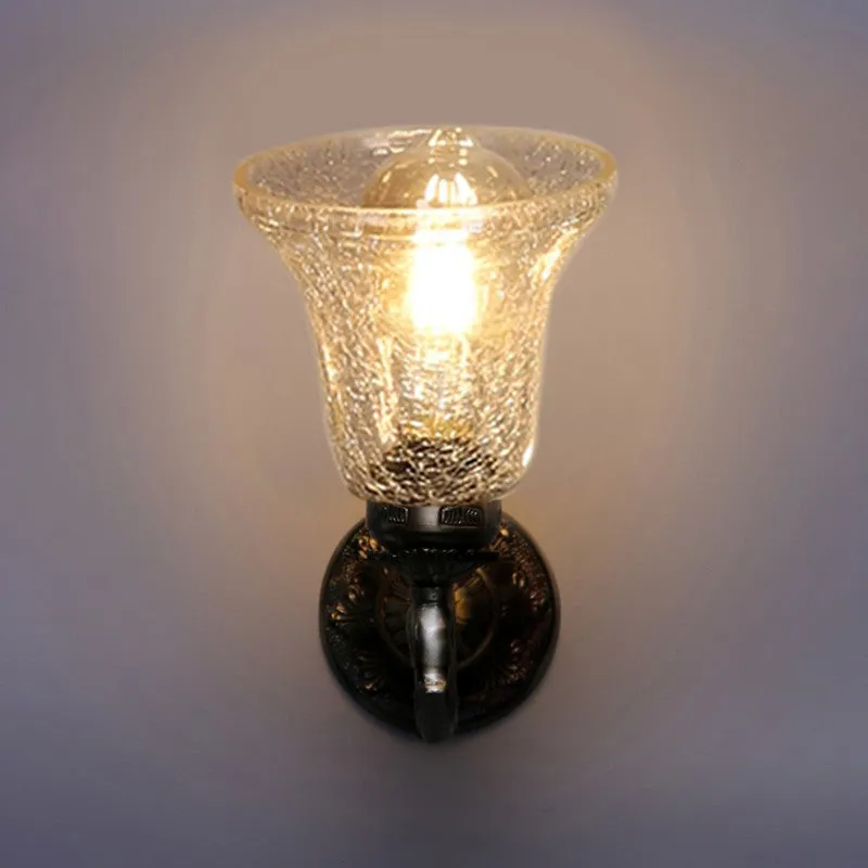 Swan Neck Antique Base Glass Wall Lamp media 7