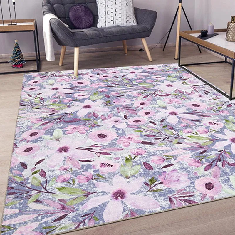 Abigail Floral Carpet - Pink media 3