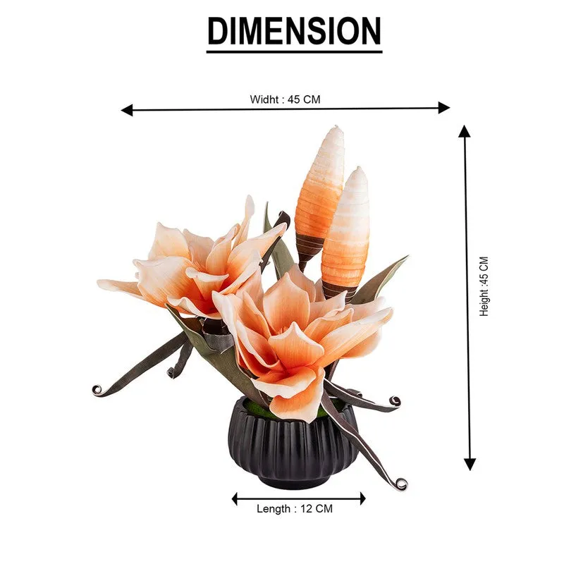 AarviDecor Sunset Bloom Foam Artificial Flowers media 9