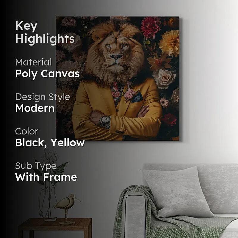 The Lion Suit Wall Painting media 2