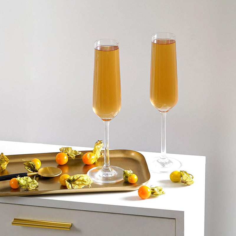 Clearline Flute Glass (240 mL) - Set Of Four media 3