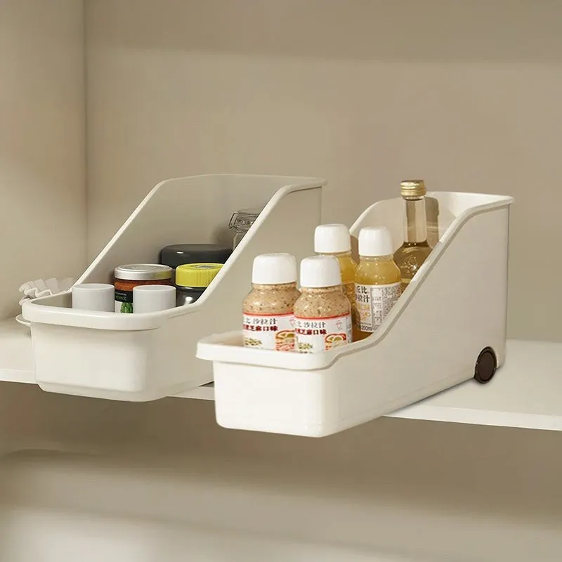 Stash & Dash Plastic Storage Box with Wheels - Set Of Two media 1