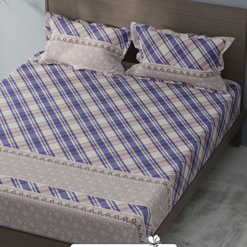 PlaidNest Comforters (Purple)- 120 GSM media 5