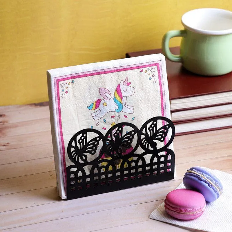 Butterfly Charm Napkin Holder media 1