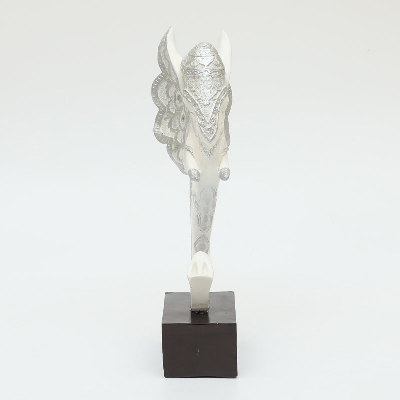 Elegant Elephant Showpiece - Silver media 3