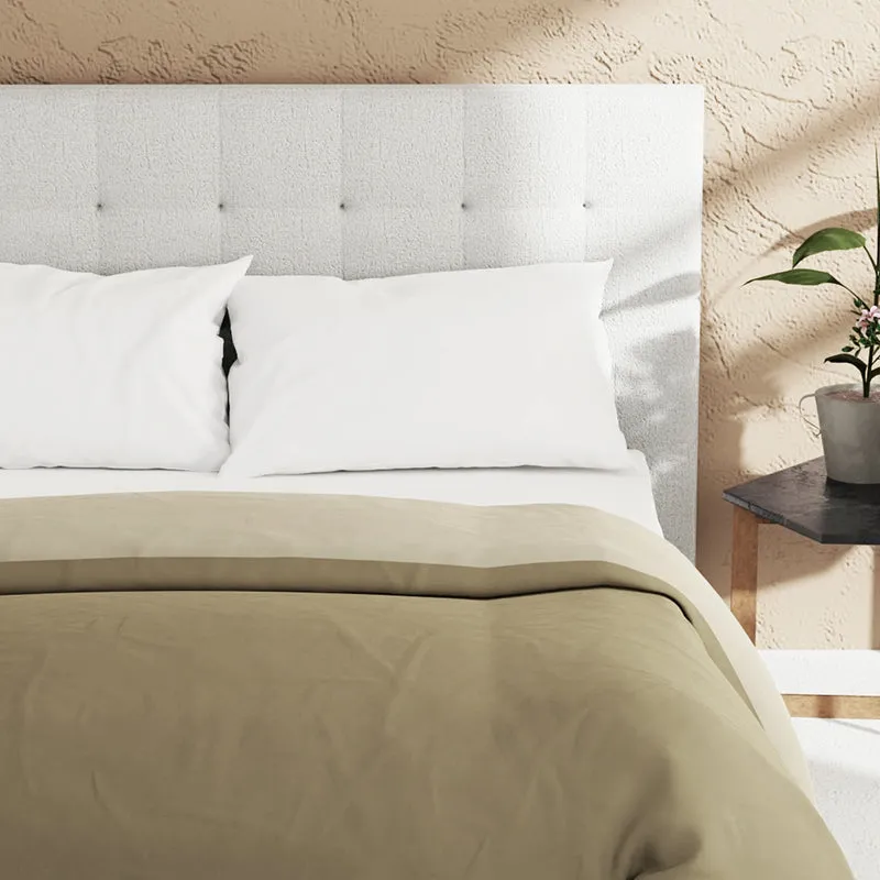 Mortimer Reversible Solid Comforter (Khaki) - 150 GSM media 4