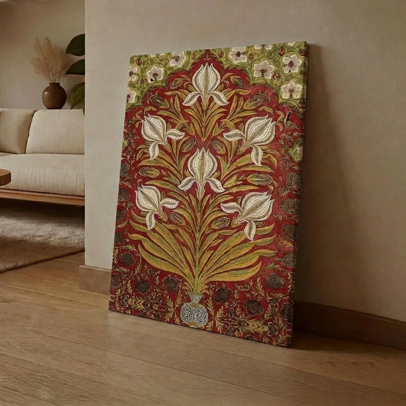 Floral Orbit Canvas Wall Art media 1