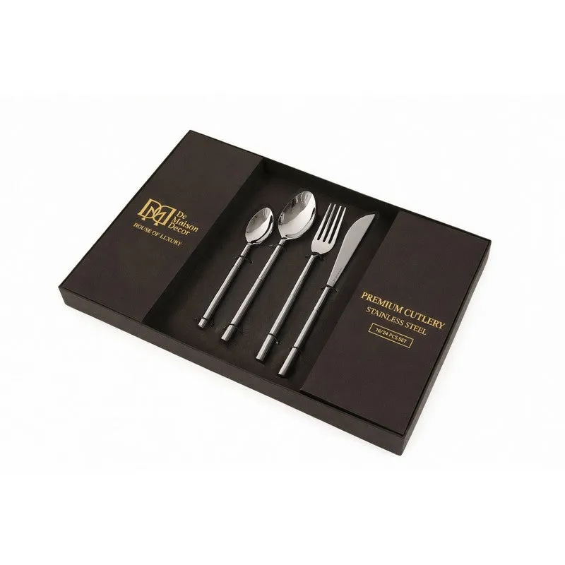 Orison Stainless Steel Cutlery Set (Silver) - Sixteen Piece Set media 4