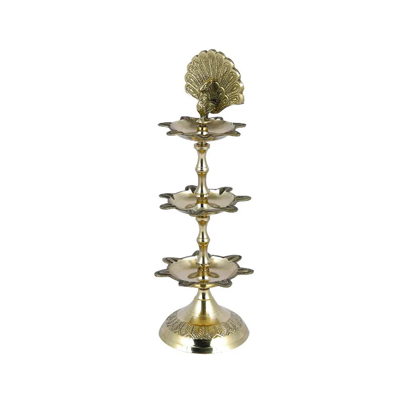 Peacock Jina Oil Lamp media 3