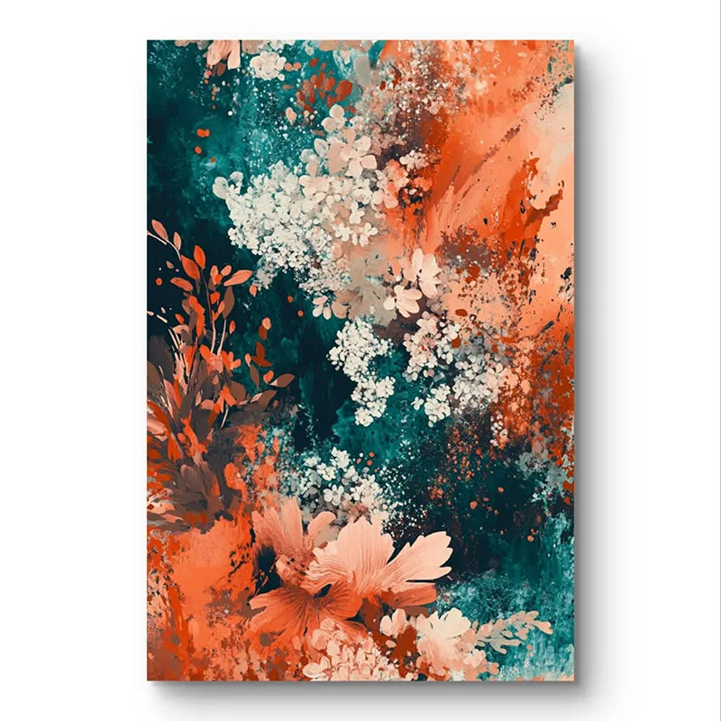 Colour Blooms Wall Painting media 4