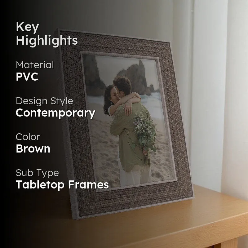 MonoMuse PVC Photo Frame - Light Brown media 2