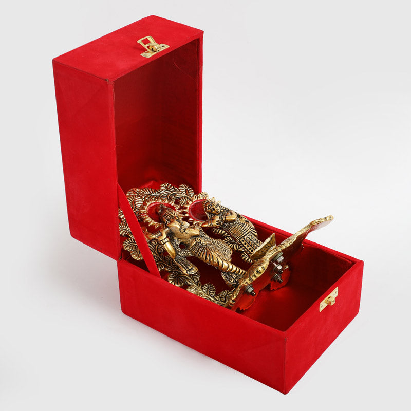 Radha Krishna Idol Gift Box media 4
