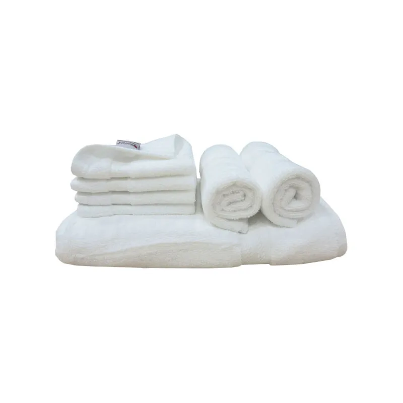 Miorah Towel Combo (White) - Eight Piece Set media 5
