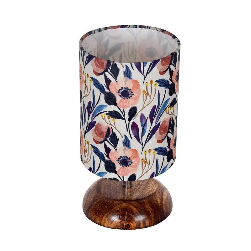 VeluraLight Chic Luxury Wooden Table Lamp - Multicolor media 4