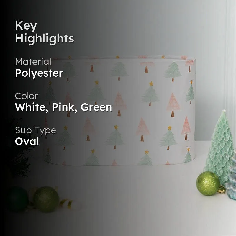 Christmas Tree Retro Oval Shade media 2