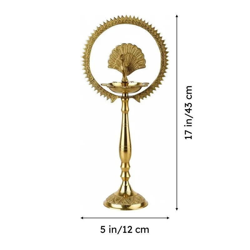 Divine Aura Brass Lamp - Medium media 7