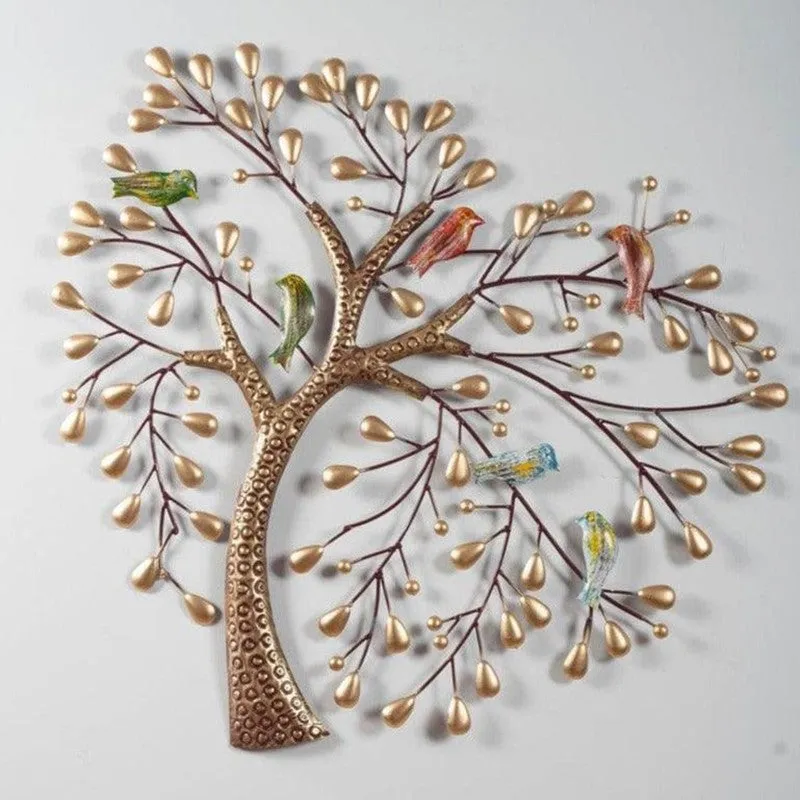 Golden Tree Of Life Metal Wall Accent media 3