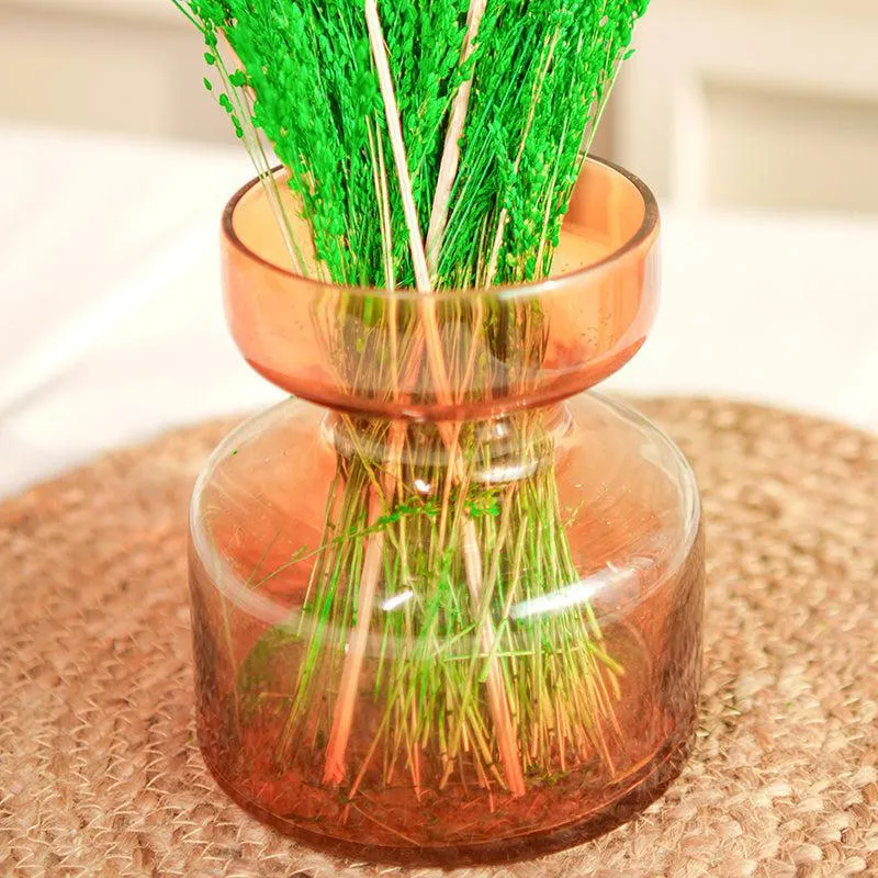 Green & Coral Dried Flower Bunch media 5
