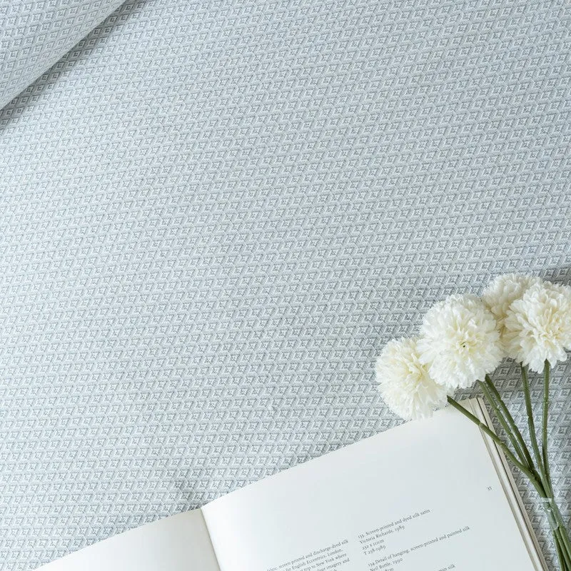 Axis Loom Cotton Bedsheet (Grey) - 300 TC media 6